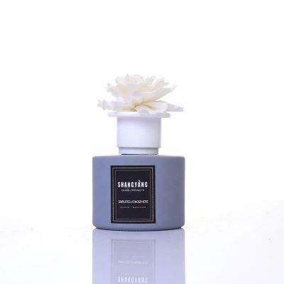 100ml round matte gray decorative aroma diffuser bottle aromatherapy diffuser
