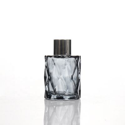 custom 50ml aroma fragrance elegant colored aromatherapy luxury reed diffuser bottle 