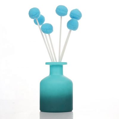 custom aroma perfume empty glass matte colored home room reed luxury diffuser aromatherapy bottles150ml 