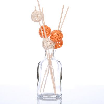 cheap glass aromatherapy diffuser bottle with glass ball stopper 