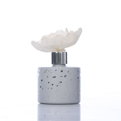 50ml frosted glass diffuser rattan sticks bottles with screw cap 