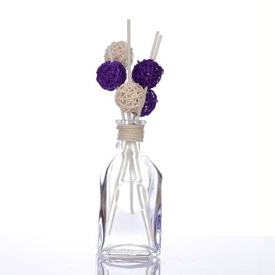 New Design Empty 200ml cylindrical aromatherapy perfume glass diffuser bottle with cork 