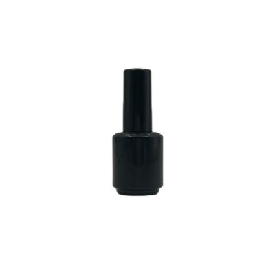 On sale uv gel empty 15ml glass nail polish bottle with brush and caps 
