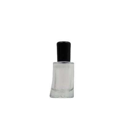 11ml custom unique clear empty nail polish glass bottle with cap 