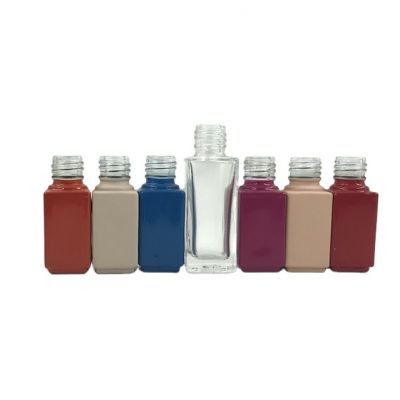 Manufacturer custom 4.5ml 10ml rectangle nail polish bottle 