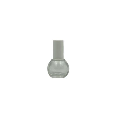 hot sale 9ml empty clear custom glass nail polish bottle with brush and cap 
