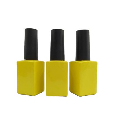 15ml elegant colored custom empty uv gel nail polish bottle 