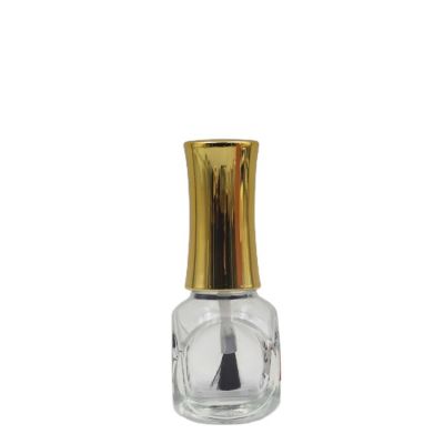 High quality free sample custom empty 14ml nail polish glass bottle with cap and brush 