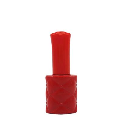 Free sample 11ml empty glass nail polish glass bottles with brush cap 