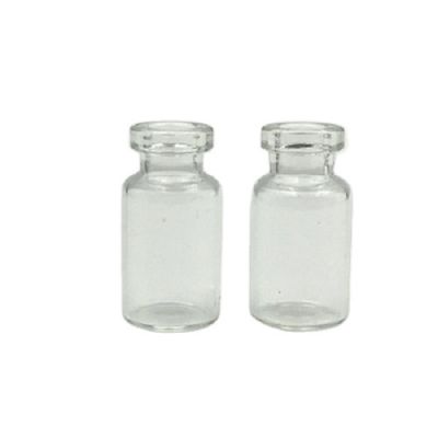 2ml glass cosmetic bottles for serum with rubber stopper cap 