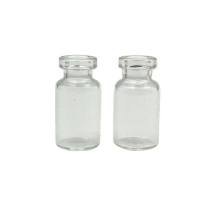 2ml glass cosmetic bottles for serum with rubber stopper cap 