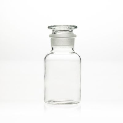 125ml 250ml wide mouth clear apotherapy reagent glass bottle 