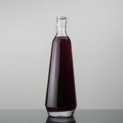 White clear 500ml water swing top glass bottle