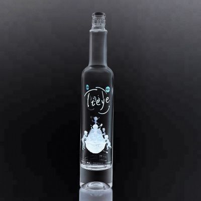 Super Flint Heavy Base Ice Wine Vodka Packaging Liquor 225ml Glass Bottle 