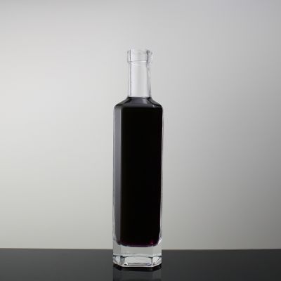 250 Ml China Square Shape Heavy Base Premium Glass Bottle 300ml