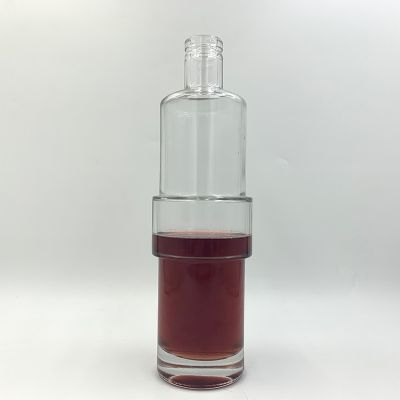 Unique Shape 700ml Cheap Glass Wine Bottle 