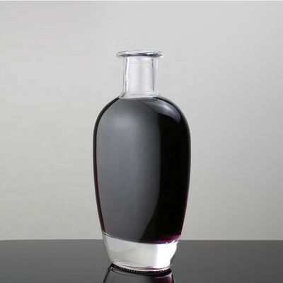 HIKING Oval Shape Cognac Bottle Cork liquor Glass Bottle 70cl 50cl Tequila Brandy Spirits Bottle 