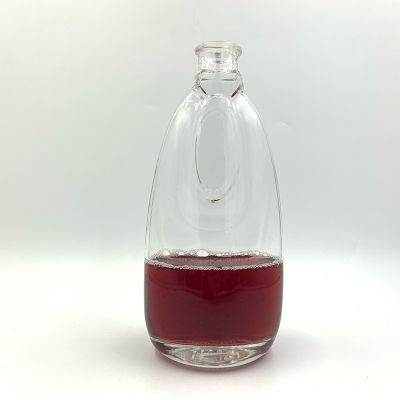 500ml Unique Design Style Whiskey Brandy Tequila Empty Glass Bottle