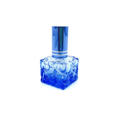 Fancy 10ml Empty Small Square Perfume Glass Bottle with Screw Cap 