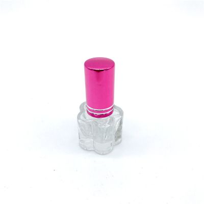 5ml transparency small bottle flower shaped perfume bottle 