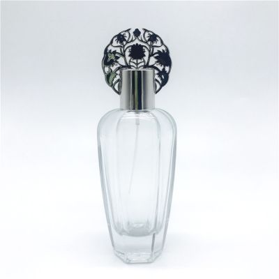 High Quality Unique Shape Glass Perfume Bottle Empty Perfume Spray Bottle