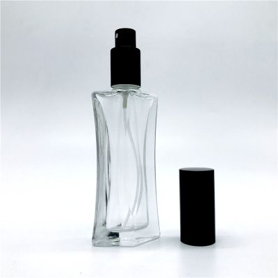 perfume glass bottle factory 25ml rhombus shape glass perfume bottle cosmetic bottle wholesale