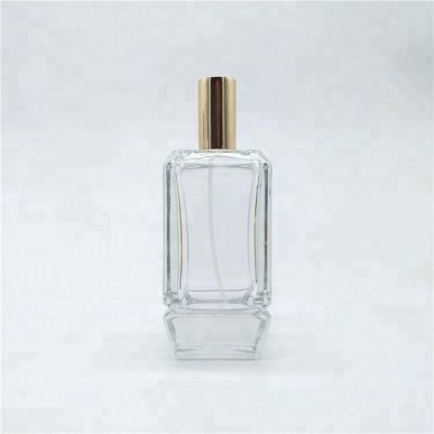 Square bottle perfume glass 70ml empty spray perfume bottle factory 