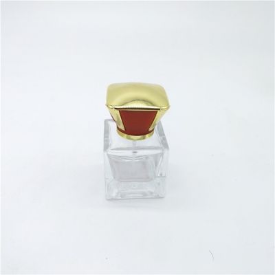 Perfume glass bottle 20ml square empty designer glass perfume bottle 