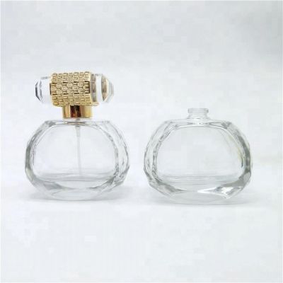 80ml factory custom perfume bottles crimping spray bottle perfume glass 