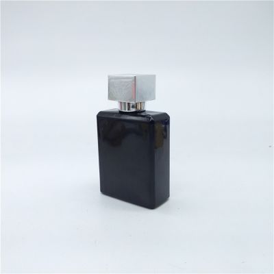 Empty perfume oil bottles glass 50ml 1.67oz traditional black perfume bottle for men