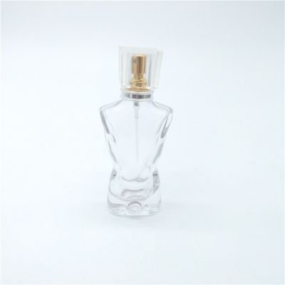 25ml pocket fancy women shape mini perfume oil bottles glass 20ml perfume bottle
