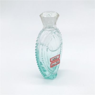Wholesale Fashion 50Ml Luxury Glass Perfume Bottle With Luxury Shiny Pump