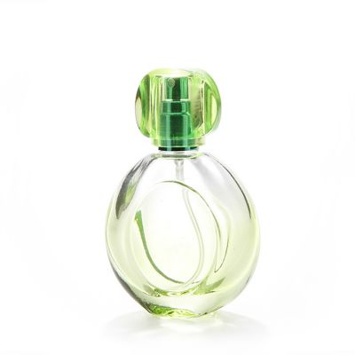 30ML 1oz empty green color spray round tradition luxury women fragrance perfume oil glass bottles 
