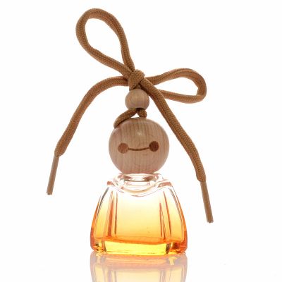 10ml New empty hanging car air freshener car perfume bottle glass 