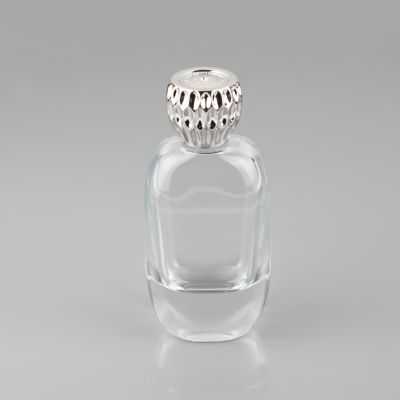 OEM Empty oval glass perfume bottle 