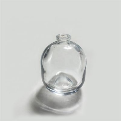 Clear Color Glass Empty 50ml Spherical Clear Perfume Glass Bottle / Mini Transparent Cologne Bottles 