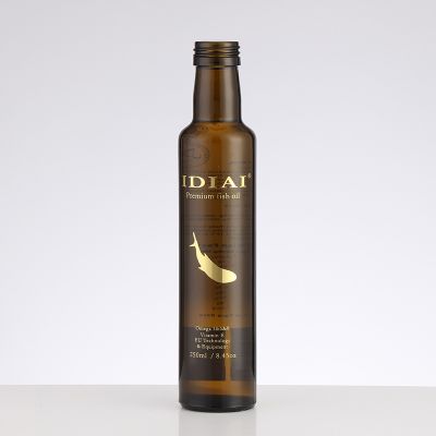 Stocked 100ml 250ml 375ml 500ml 750ml 1000ml Empty green clear round cooking edible olive oil glass bottle 