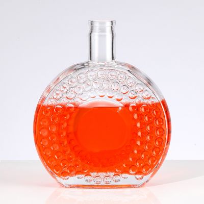 Clear and Color Glass for Liquor Vodka Whisky Rum Spirits Water Brandy Cognac XO Wine Glass Bottle 