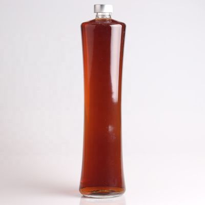 customized empty 1 liter vodka glass bottle 