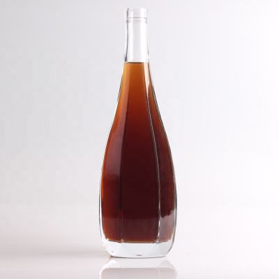 Low Price High Quality Clear Glass Bottle 375ml Empty Custom Olive Oil Glass Bottle 