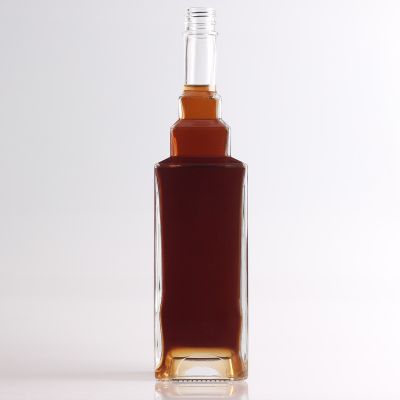 Best selling simple smooth cylinder shape glass bottle for crown 