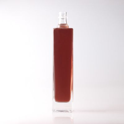 China manufacturer custom brandy glass bottles for wooden cork 