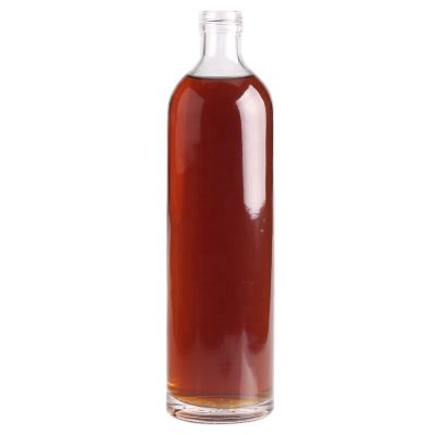 China Factory Decoration Milky Rocket Shape Liquor Glass Bottle With Caps 