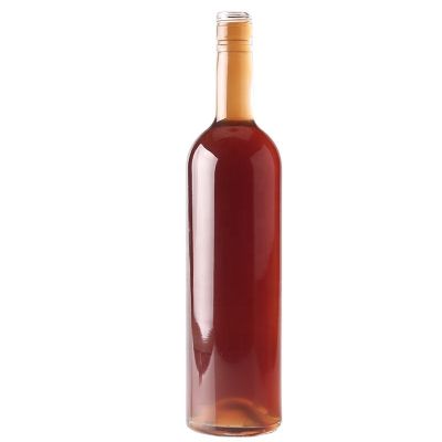 Manufacturer Made Wholesale Protruding Bottom Bottles Price 75cl Long Neck Glass Bottles With Cap 