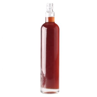 Best-selling High Quality Super Flint 750ml Empty Liquor Bottles Sale Shaped Liquor Bottles 