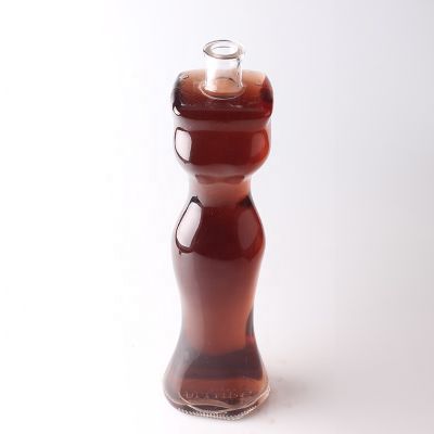 Super Flint 75cl Sexy Woman Shaped Lady Shape Bottle Unique Shaped Whisky Glass Bottle 