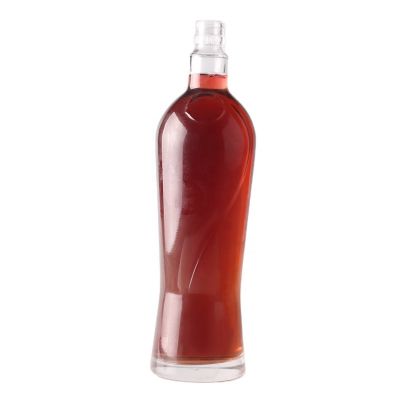 Unique Design Super Flint Brandy Bottle Low Price Special Brandy Bottle For Cork Stoppers 