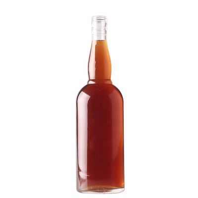 Factory Price Unique 700ml Ropp Top Custom Brandy Bottle Best Sale Food Grade Bottle For Brandy Vodka 