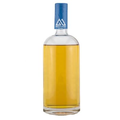 700ml 70cl 750ml Hot Selling Food Grade Liquor Spirits Vodka Whiskey Brandy XO Tequila Glass Bottle With Shrink Aluminum Caps