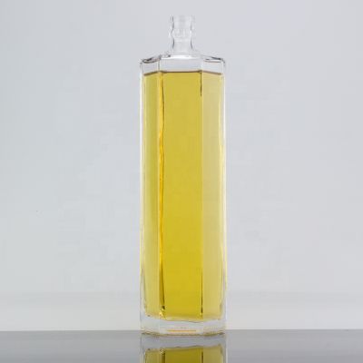 Tall And Thin Guala Top Clear Empty Spirits Liquor Glass Bottles 500ml 